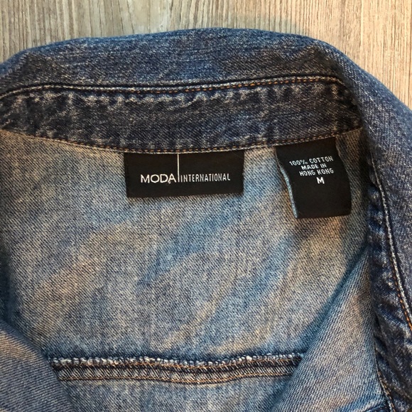 Vintage Moda International Denim Dress - Picture 3 of 9